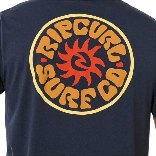 2026 Rip Curl Hombres Pacific Rinse Circle Tee 0XDMTE - Dark Navy